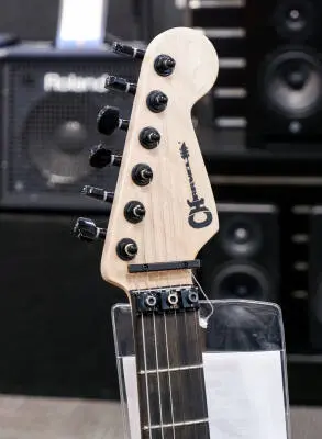 Charvel Guitars - Pro-Mod San Dimas Style 1 HSS FR E Sassafras, Ebony Fingerboard - Satin Black 2